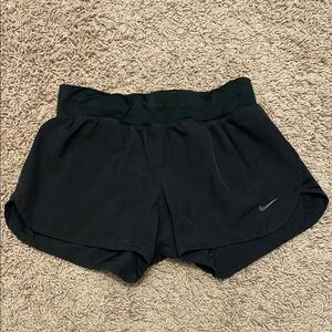 Nike Black Athletic Performance Shorts Dri-Fit Youth Medium